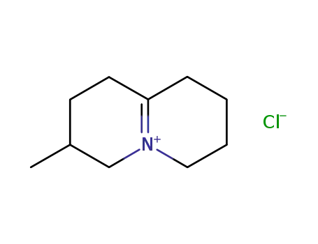 1,2,3,4,6,7,8,9-octahydro-3-methylquinolizinylium chloride