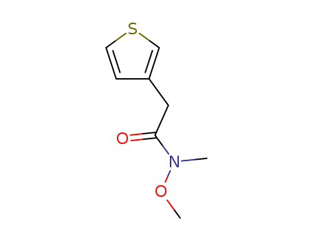 N-METHOXY-N-METHYL-2-THIOPHEN-3-YL-ACETAMIDE