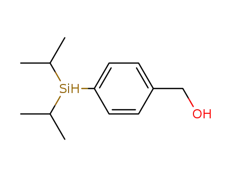 Benzenemethanol, 4-[bis(1-methylethyl)silyl]-