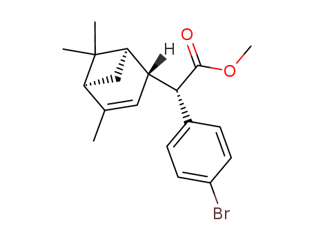 (S)-(4-Bromo-phenyl)-((1R,2R,5S)-4,6,6-trimethyl-bicyclo[3.1.1]hept-3-en-2-yl)-acetic acid methyl ester