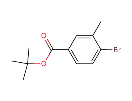 Molecular Structure of 347174-28-1 (TERT-BUTYL 4-BROMO-3-METHYLBENZOATE)