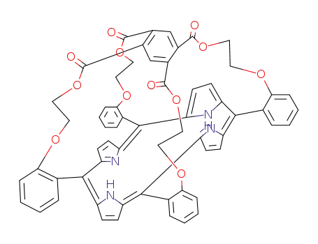 121H,123H-3,6,10,13,16,19,22,25-octaoxa-2,14,15,26(1,2),8(1,2,4,5)-pentabenzena-1(5,10,15,20)-porphina-tricyclo[6.6.6.61,8]hexacosaphane-7,9,20,21-tetraone