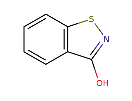 Molecular Structure of 2634-33-5 (1,2-Benzisothiazolin-3-one)