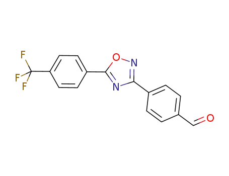 4-(5-(4-(trifluoromethyl)phenyl)-1,2,4-oxadiazol-3-yl)benzaldehyde