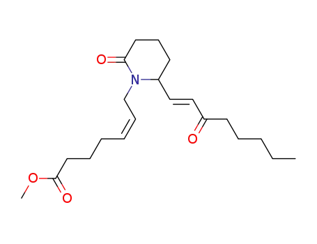 (Z)-7-[2-oxo-6-((E)-3-oxo-oct-1-enyl)-piperidin-1-yl]-hept-5-enoic acid methyl ester