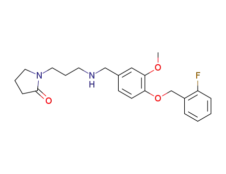 1-{3-[4-(2-Fluoro-benzyloxy)-3-methoxy-benzylamino]-propyl}-pyrrolidin-2-one