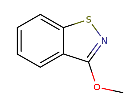 Molecular Structure of 40991-38-6 (3-Methoxy-1,2-benzisothiazole)