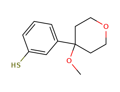 4-methoxy-4-(3-mercaptophenyl)tetrahydropyran