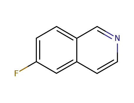 Molecular Structure of 1075-11-2 (6-FLUOROISOQUINOLINE)