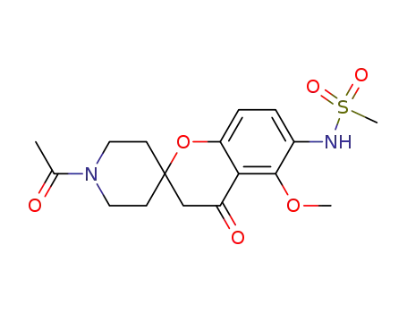 1'-Acetyl-3,4-dihydro-5-methoxy-6-methanesulfonamido-spiro[2H-1-benzopyran-2,4'-piperidine]-4-one