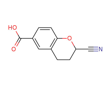 (+/-)-2-Cyano-chroman-6-carboxylic acid