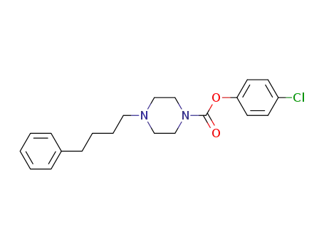 4-(4-Phenylbutyl)piperazine-1-carboxylic acid 4-chlorophenyl ester