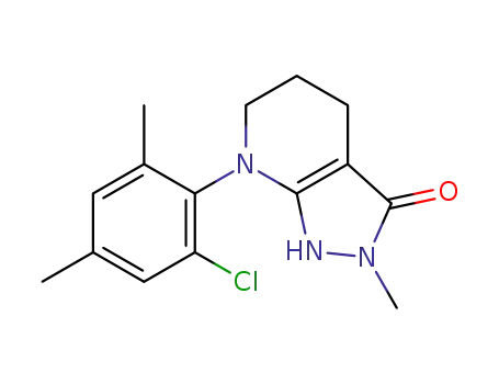 7-(2-chloro-4,6-dimethylphenyl)-2-methyl-1,2,4,5,6,7-hexahydropyrazolo[3,4-b]pyridin-3-one