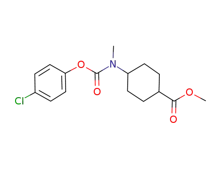 trans-4-[(4-chloro-phenoxycarbonyl)-methyl-amino]-cyclohexane-carboxylic acid methyl ester