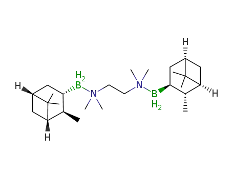 Molecular Structure of 67826-92-0 ((-)-ISOPINOCAMPHENYLBORANE TMEDA COMPLEX)