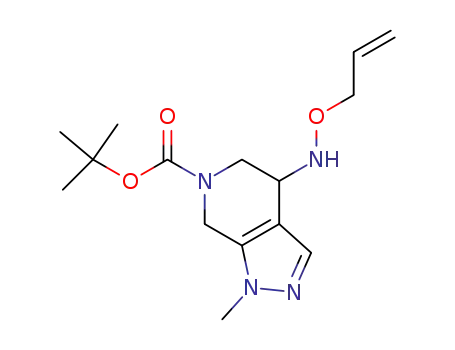 1,1-dimethylethyl 4,7-dihydro-1-methyl-4-[(2-propenyloxy)amino]-1H-pyrazolo[3,4-c]pyridine-6(5H)-carboxylate