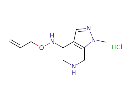 1-methyl-N-(2-propenyloxy)-4,5,6,7-tetrahydro-1H-pyrazolo[3,4-c]pyridin-4-amine hydrochloride