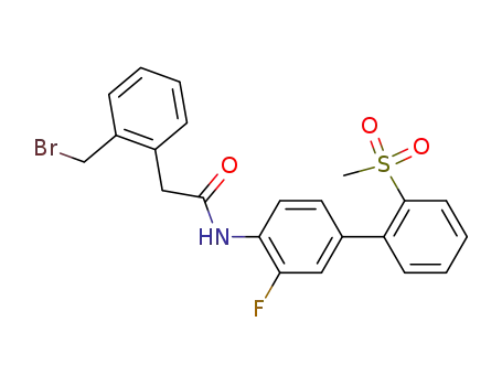 2-(2-bromomethylphenyl)-N-(3-Fluoro-2'-methanesulfonyl-biphenyl-4-yl)acetamide