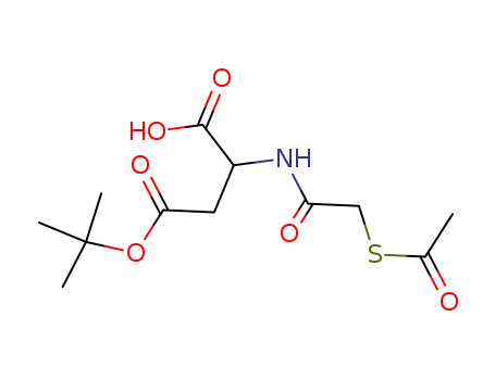 2-(2-Acetylsulfanyl-acetylamino)-succinic acid 4-tert-butyl ester