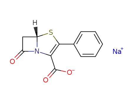 sodium-1-carba-2-phenyl-2-penem-3-carboxylate