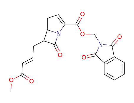 Phthalimidomethyl 6-(3-methoxycarbonyl-2-propen-1-yl)-7-oxo-1-azabicyclo[3,2,0]hept-2-ene-2-carboxylate