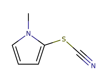 Molecular Structure of 18519-25-0 (Thiocyanic acid, 1-methyl-1H-pyrrol-2-yl ester)