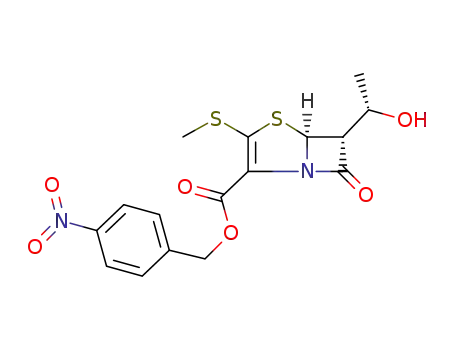 p-nitrobenzyl (5R,6R)-6-((S)-1-hydroxyethyl)-2-methylthiopenem-3-carboxylate