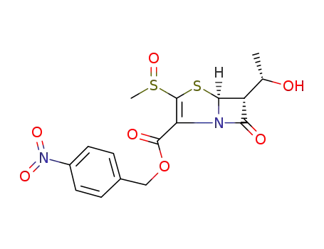 p-nitrobenzyl (5R,6R)-6-((S)-1-hydroxyethyl)-2-methylsulfinylpenem-3-carboxylate