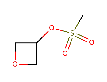 Molecular Structure of 148430-81-3 (Oxetan-3-yl Methanesulfonate)
