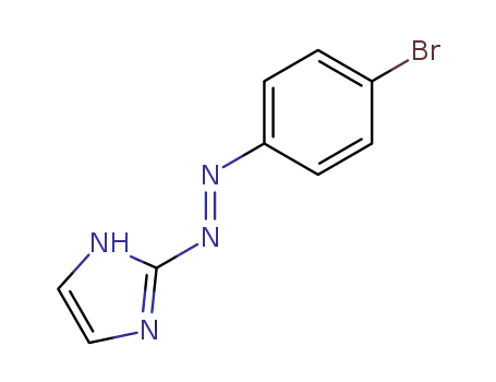 Molecular Structure of 93937-76-9 (1H-Imidazole, 2-[(4-bromophenyl)azo]-, (E)-)