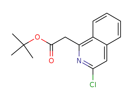 (3-chloro-isoquinolin-1-yl)-acetic acid tert-butyl ester