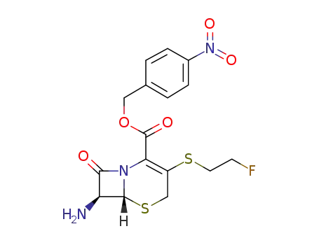7beta-Amino-3-(2-fluoroethylthio)-3-cephem-4-carboxylic acid p-nitrobenzyl ester