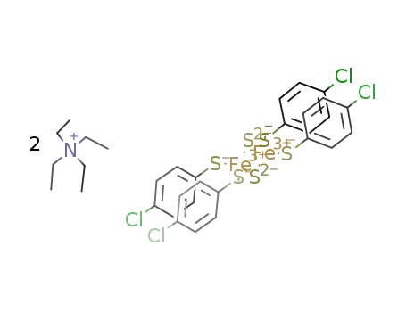 (NEt4)2[Fe2S2(4-chlorothiophenol)4(-4H)]