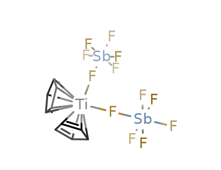 (cyclopentadienyl)2Ti(SbF6)2