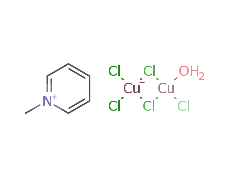 1-methylpyridinium aqua-di-μ-chloro-trichlorodicuprate(II)