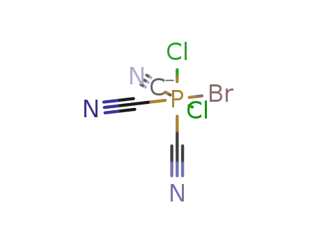 fac-dichlorobromotricyanophosphate(1-)