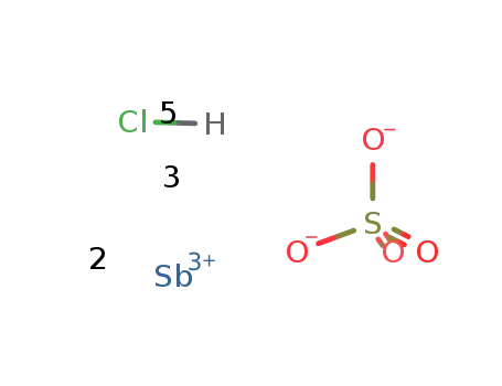 antimony(III) sulfate * 5 HCl