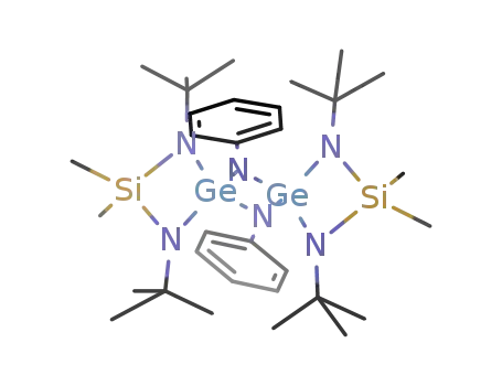 1,3,7,9-tetra-tert-butyl-2,2,8,8-tetramethyl-5,10-diphenyl-1,3,5,7,9,10-hexaaza-2,8-disila-4,6-digermadispiro{3.1.3.1}decane