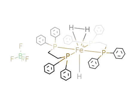 trans-[iron(II) hydride (η2-dihydrogen)bis[1,2-bis(diphenylphosphanyl)ethane]] tetrafluoroborate