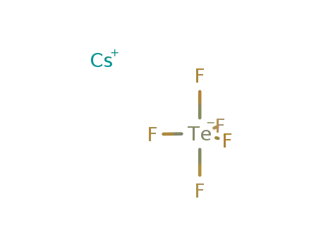 cesium pentafluorotellurate(IV)