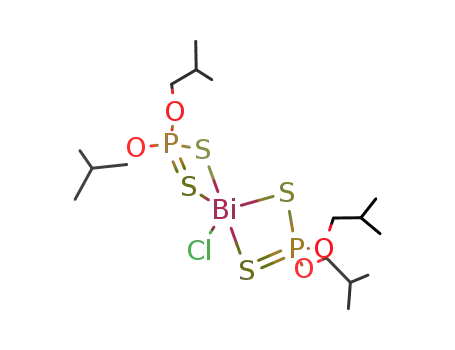 Molecular Structure of 89928-37-0 (4,10-Dioxa-6,8-dithia-5,9-diphospha-7-bismatridecane,
7-chloro-2,12-dimethyl-5,9-bis(2-methylpropoxy)-, 5,9-disulfide)