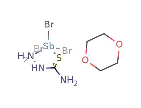 Sb(CH5N3S)Br3*C4H8O2