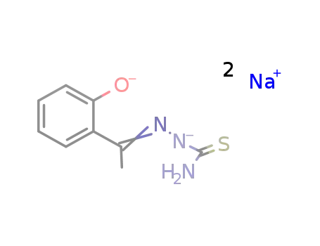 disodium salt of 2-hydroxyacetophenone thiosemicarbazone