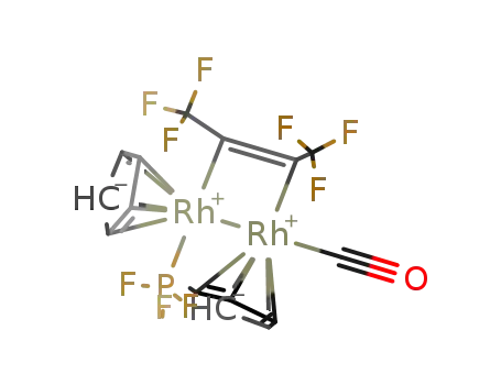 [(C5H5)Rh(CO)(PF3)(CF3CCCF3)Rh(C5H5)]