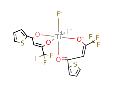 difluorobis[1,1,1-trifluoro-4-(2'-thienyl)butane-2,4-dionato] titanium(IV)