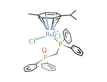 [(η(6)-cymene)RuCl2(η(1)-Ph2PCH2P(O)Ph2)]