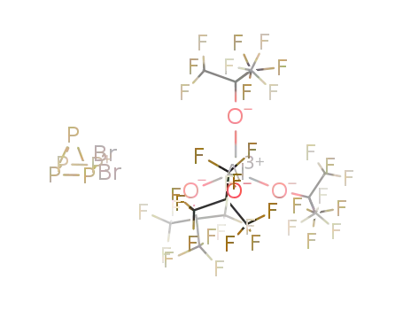 P5Br2(1+)*[Al(OC(CF3)3)4](1-)=P5Br2[Al(OC(CF3)3)4]