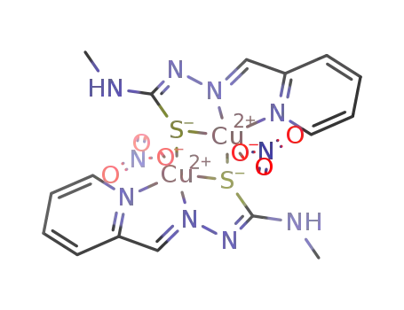bis[(pydidine-2-carbaldehyde 4N-methylthiosemicarbazonato)copper(II) NO3