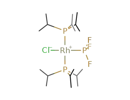 trans-chlorobis(triisopropylphosphine)(trifluorophosphine)rhodium(I)