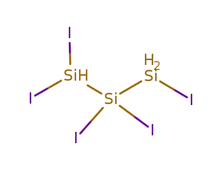 Molecular Structure of 192330-86-2 (Trisilane, 1,1,2,2,3-pentaiodo-)